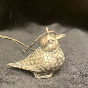Sterling Silver Songbird Pendant/Ornament